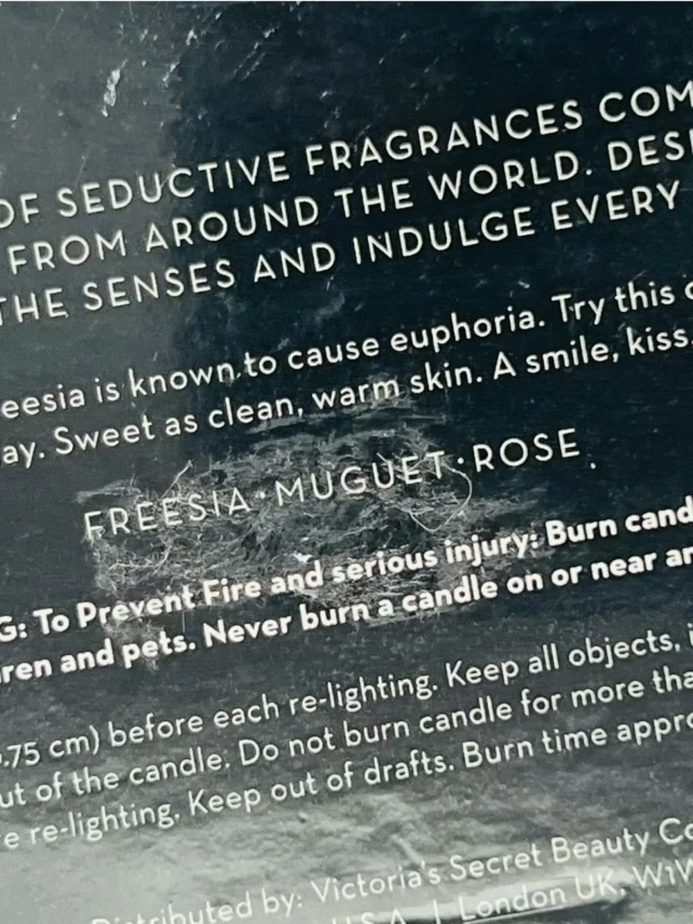 Victoria’s Secret 2006 MOOD Beguiling 10 oz. Freesia Rose Muguet Candle